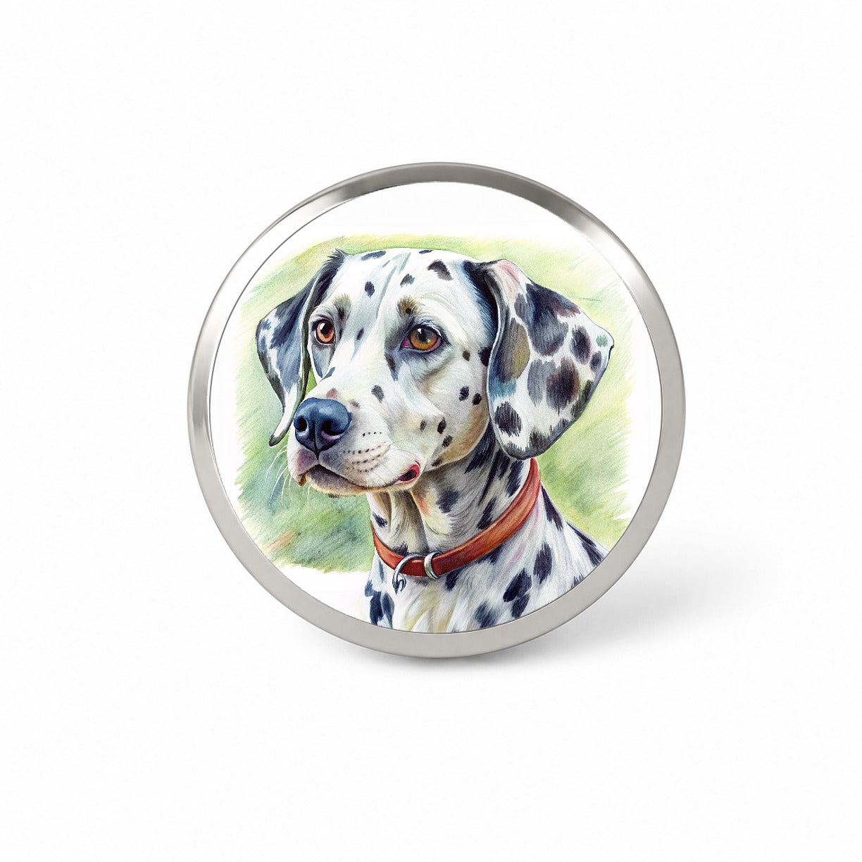 Dalmatian Dog Illustration Novelty Hat Backpack Lapel Pin