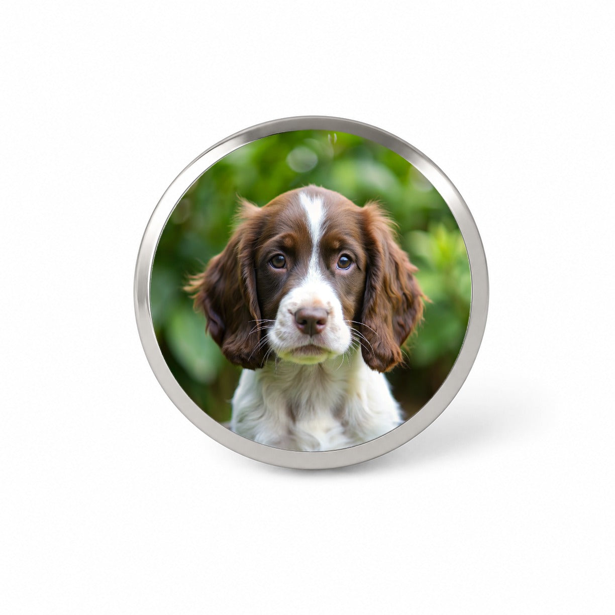 English Springer Spaniel Dog Puppy Photo Novelty Hat Backpack Lapel Pin