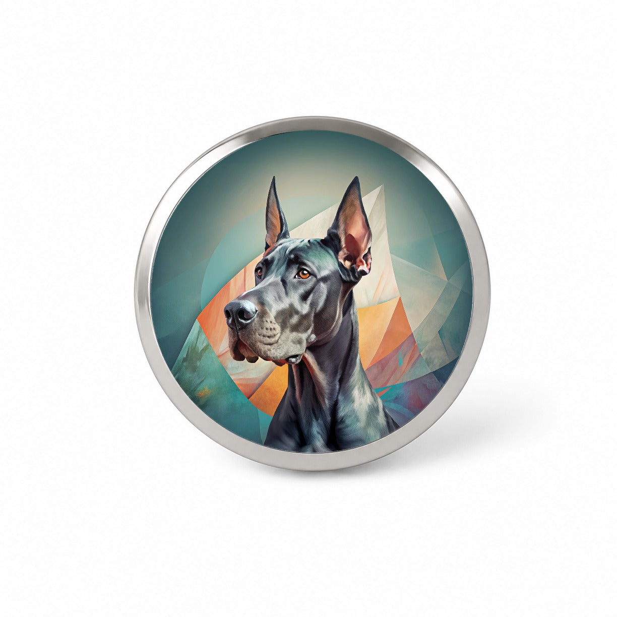Great Dane Dog Contemporary Art Novelty Hat Backpack Lapel Pin