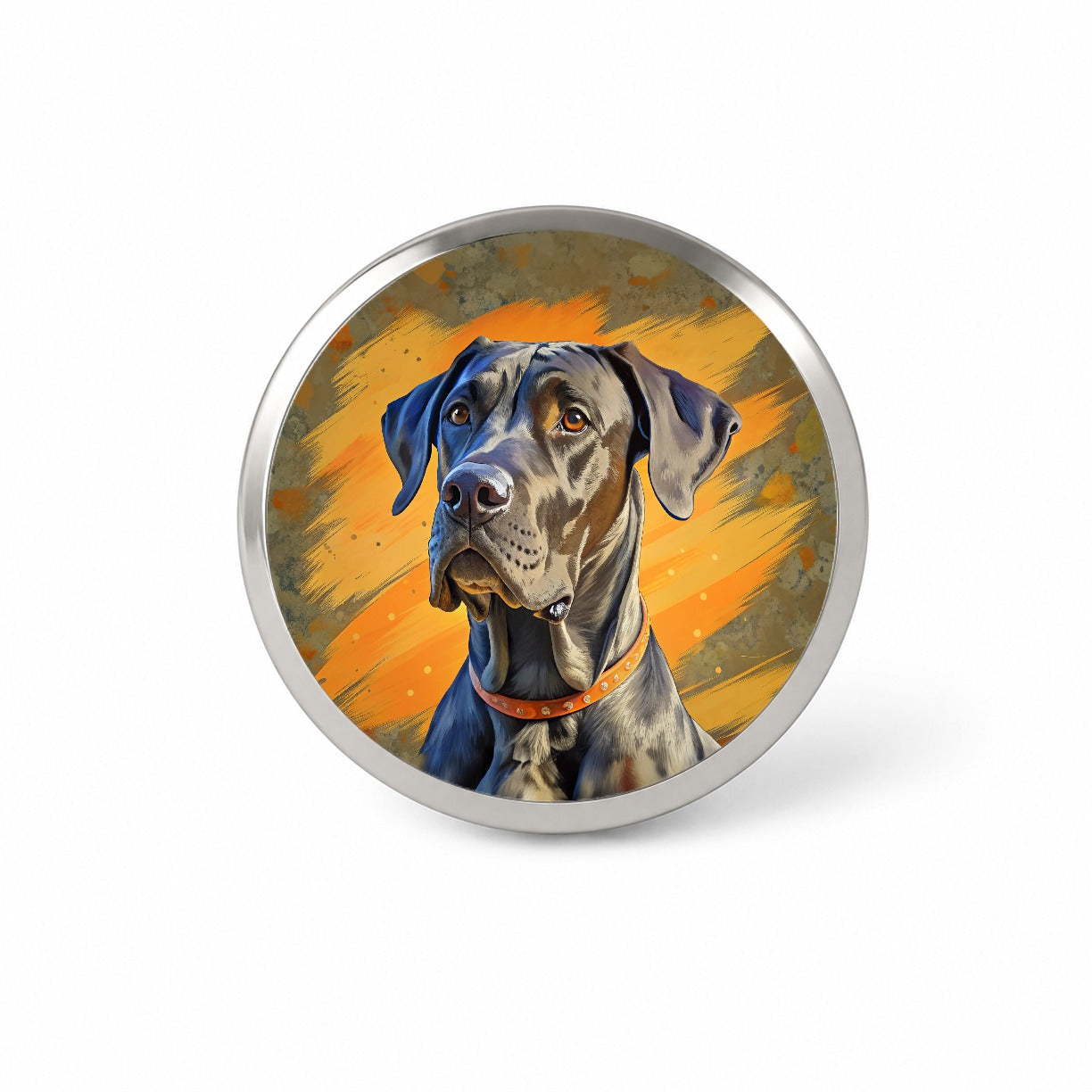 Great Dane Dog Pop Art Novelty Hat Backpack Lapel Pin