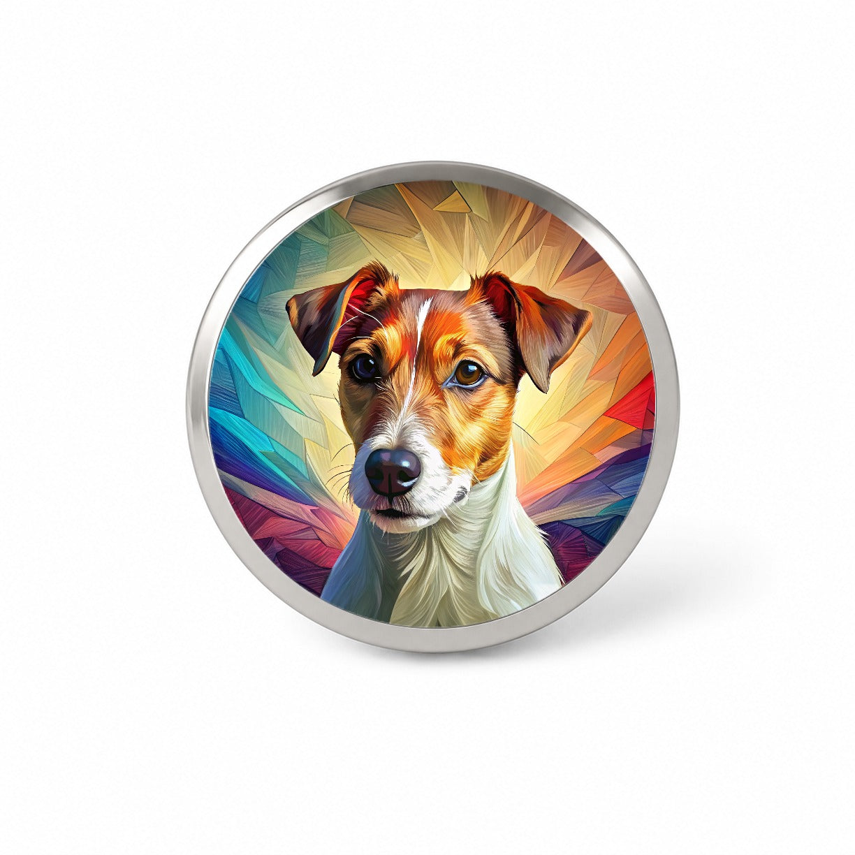 Jack Russell Terrier Dog Pop Art Novelty Hat Backpack Lapel Pin