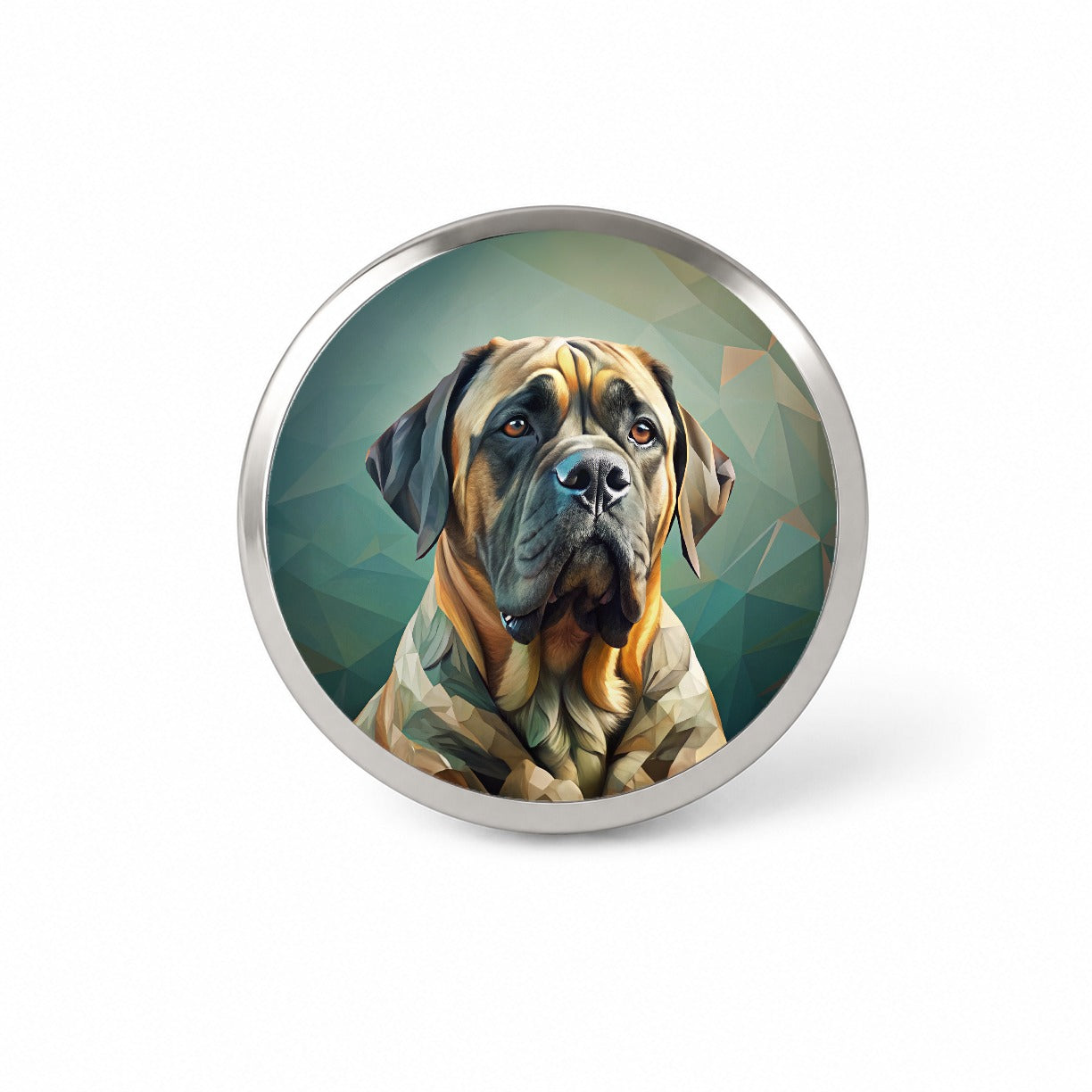 Mastiff Dog Contemporary Art Novelty Hat Backpack Lapel Pin