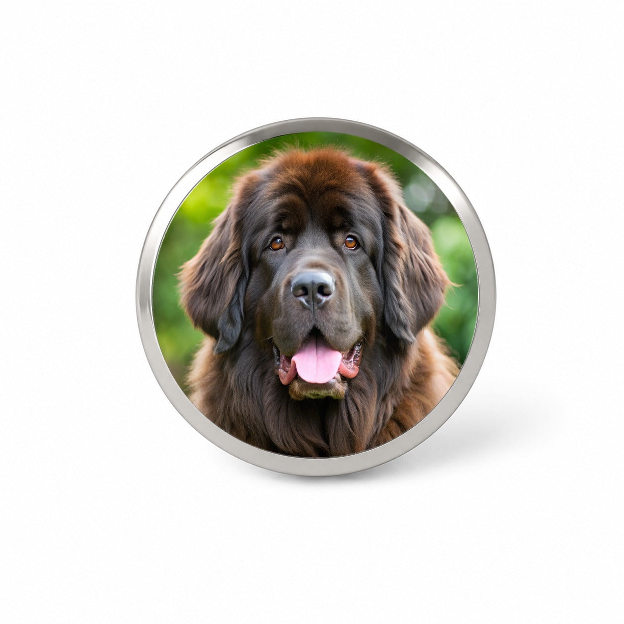 Newfoundland Dog Photo Novelty Hat Backpack Lapel Pin