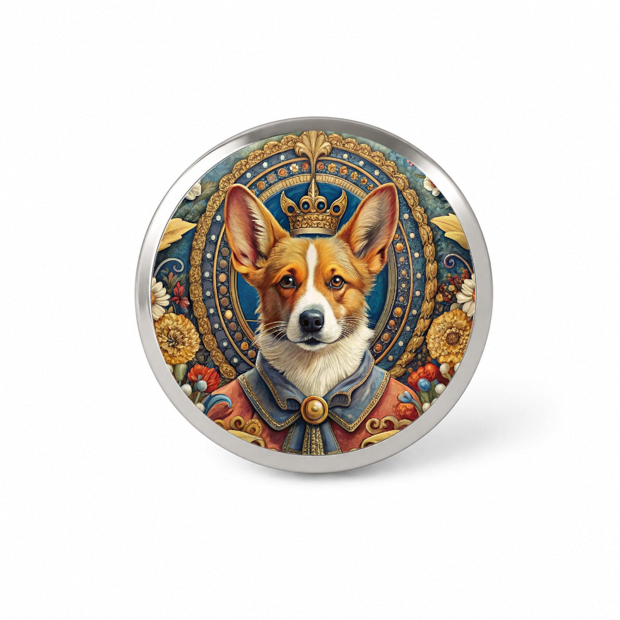 Pembroke Welsh Corgi Dog French Bohemian Art Novelty Hat Backpack Lapel Pin