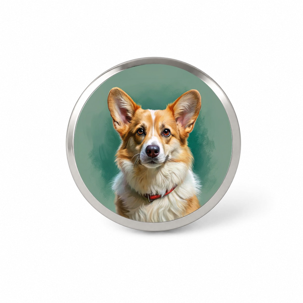 Pembroke Welsh Corgi Dog Illustration Novelty Hat Backpack Lapel Pin