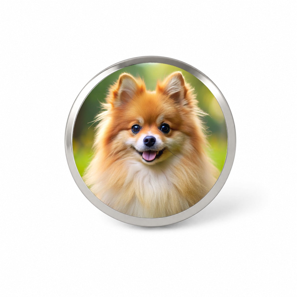 Pomeranian Dog Photo Novelty Hat Backpack Lapel Pin