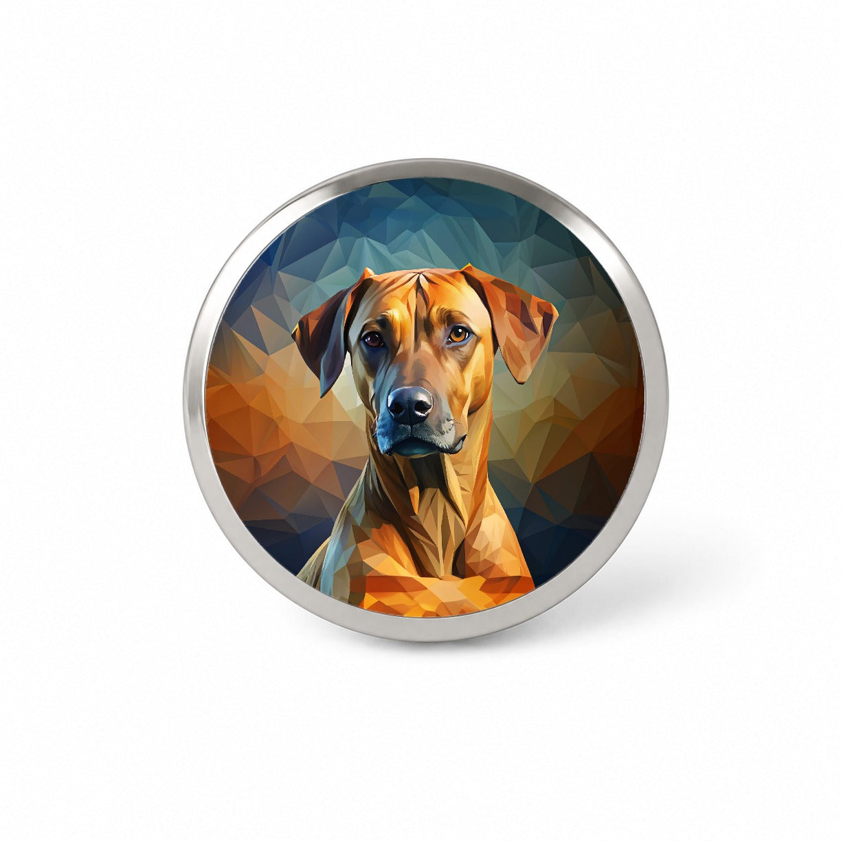 Rhodesian Ridgeback Dog Abstract Stylized Art Novelty Hat Backpack Lapel Pin
