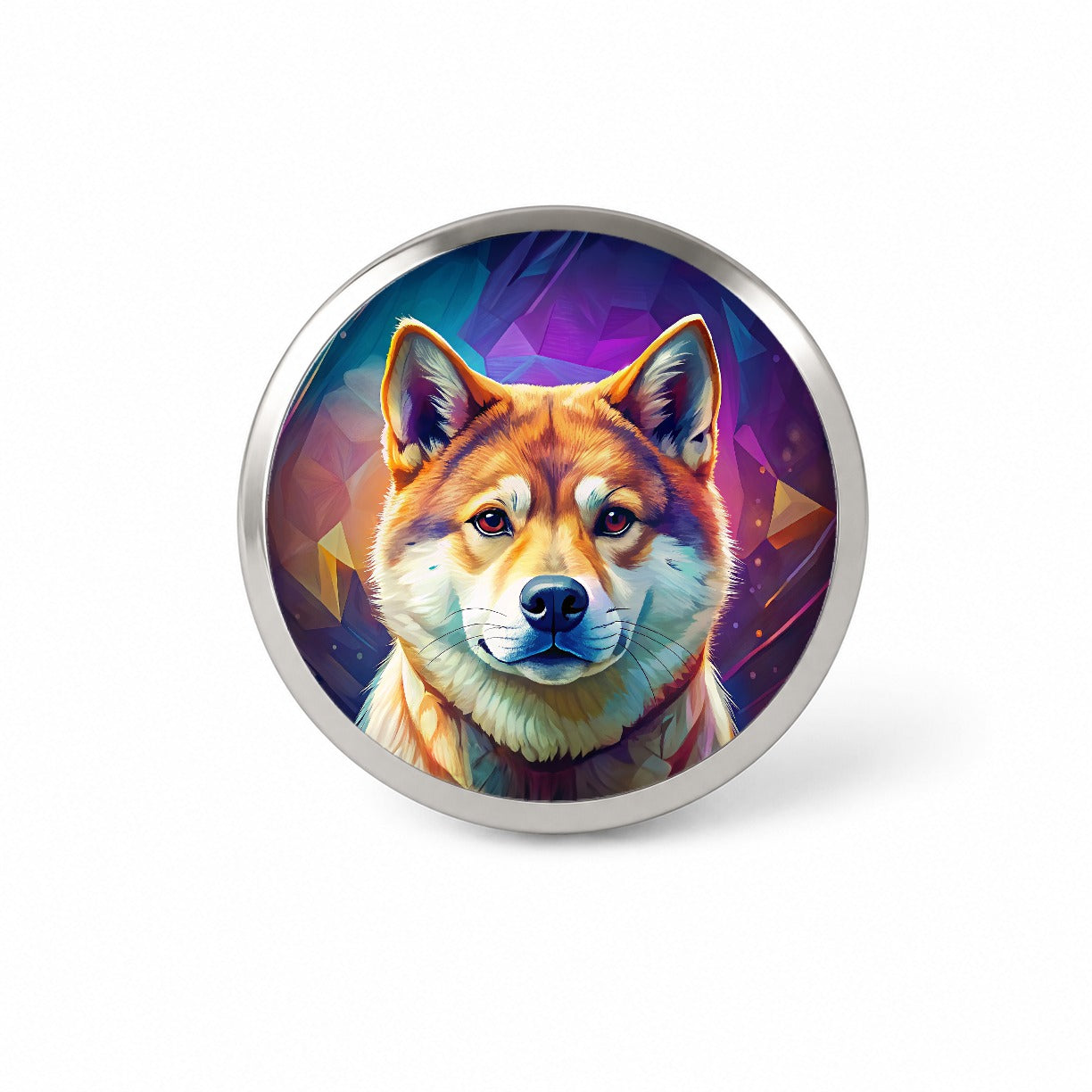 Shiba Inu Dog Pop Art Novelty Hat Backpack Lapel Pin
