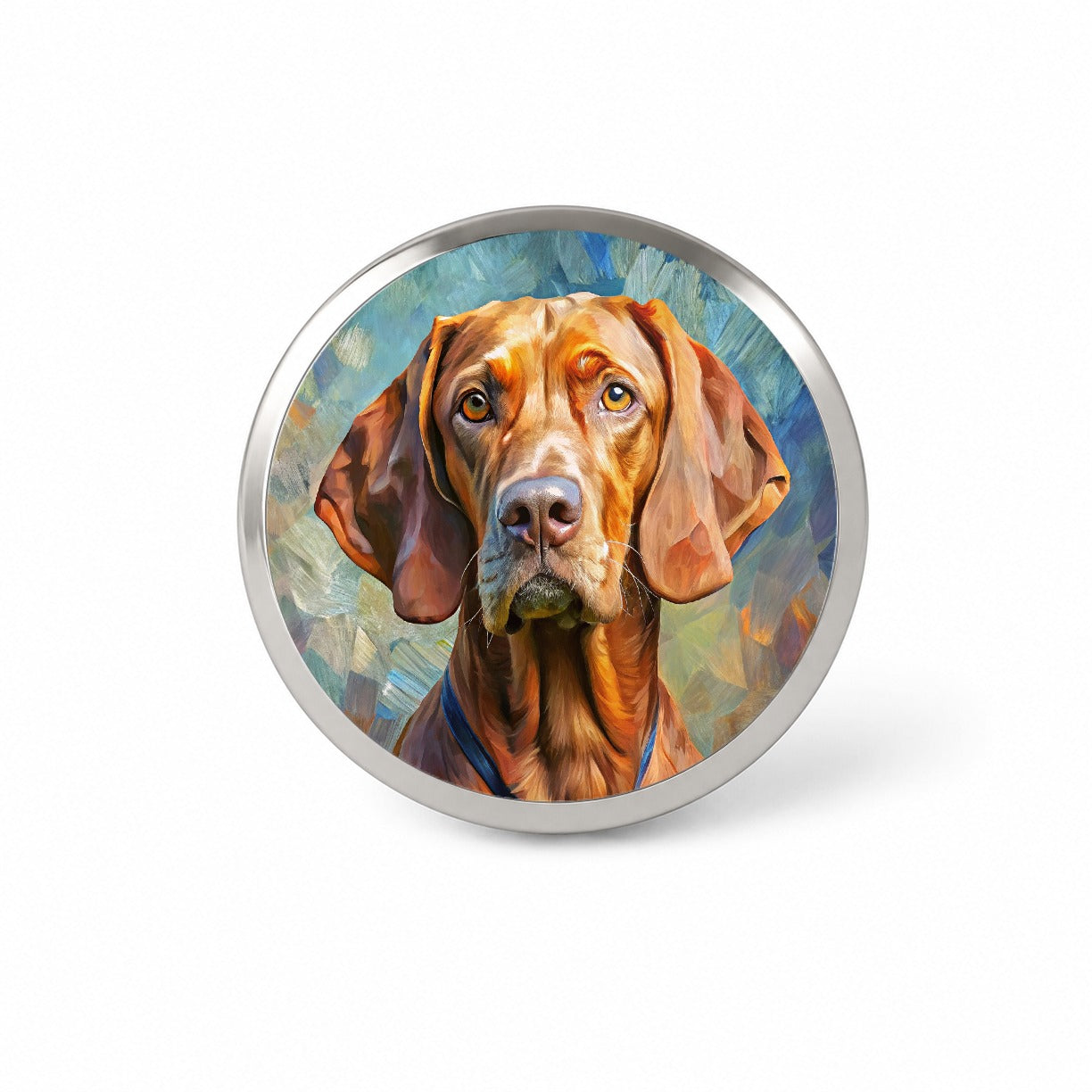 Vizsla Dog Expressionism Art Novelty Hat Backpack Lapel Pin