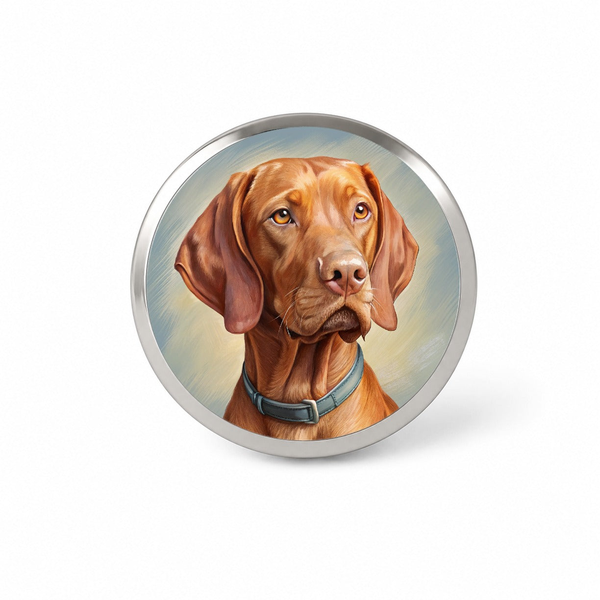 Vizsla Dog Illustration Novelty Hat Backpack Lapel Pin