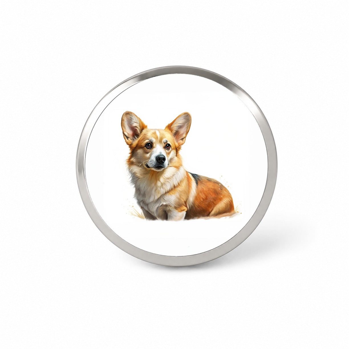 Corgi Cute Illustration Novelty Hat Backpack Lapel Pin