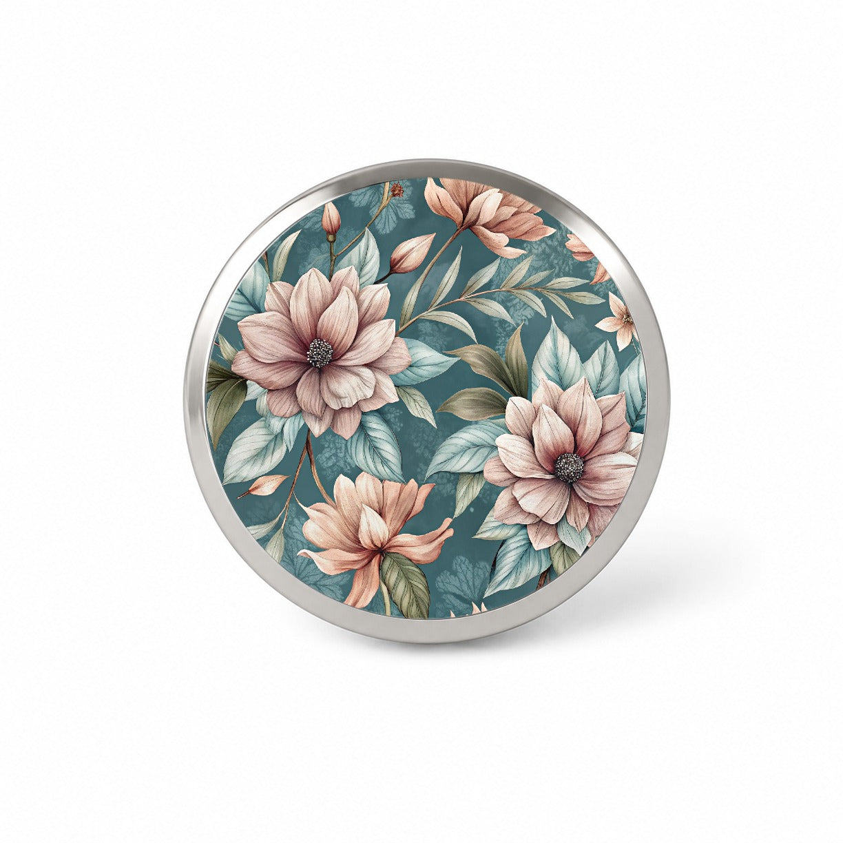 Minimalist Flowers Floral Pattern Novelty Hat Backpack Lapel Pin