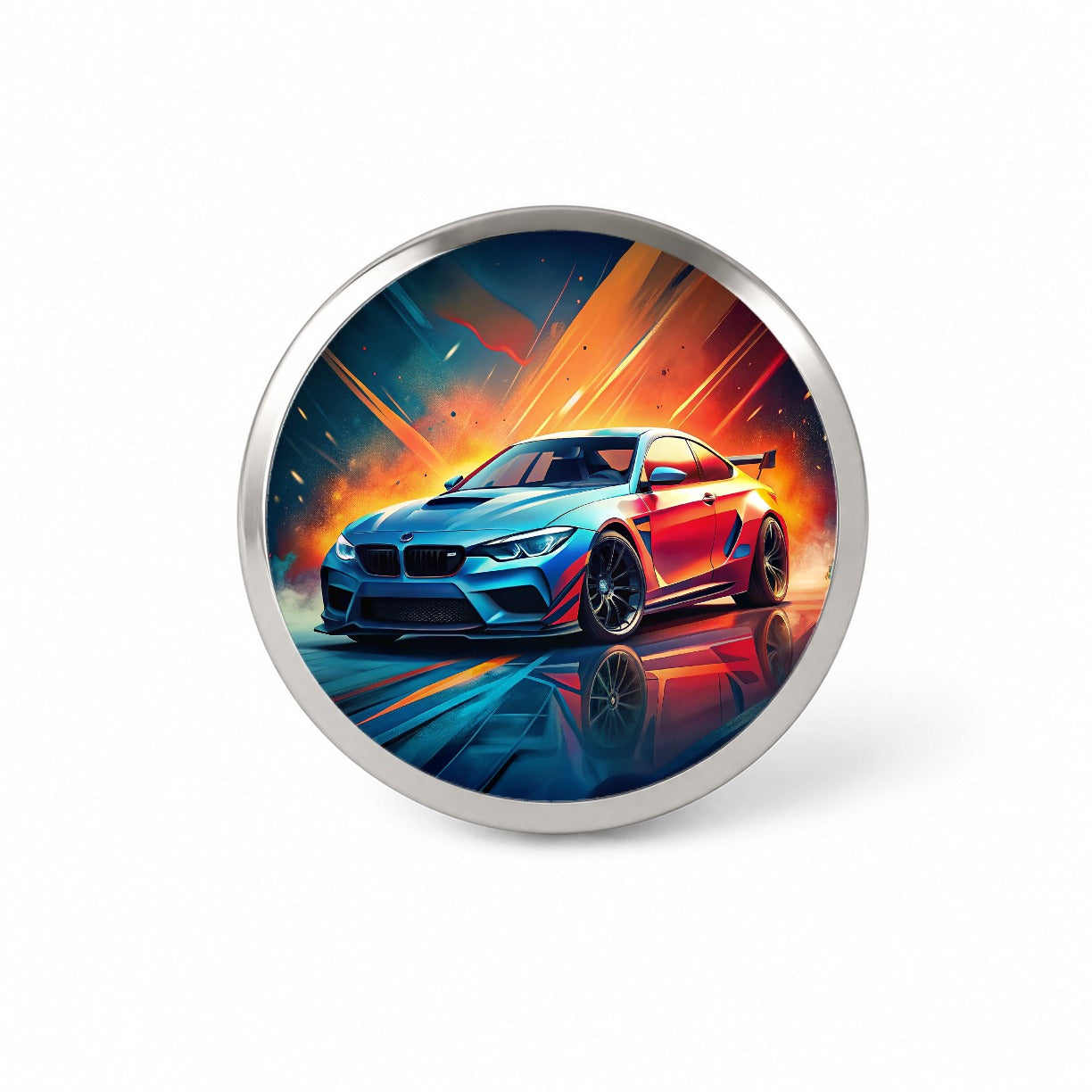 Modern German Muscle Tuner Car Art Novelty Hat Backpack Lapel Pin