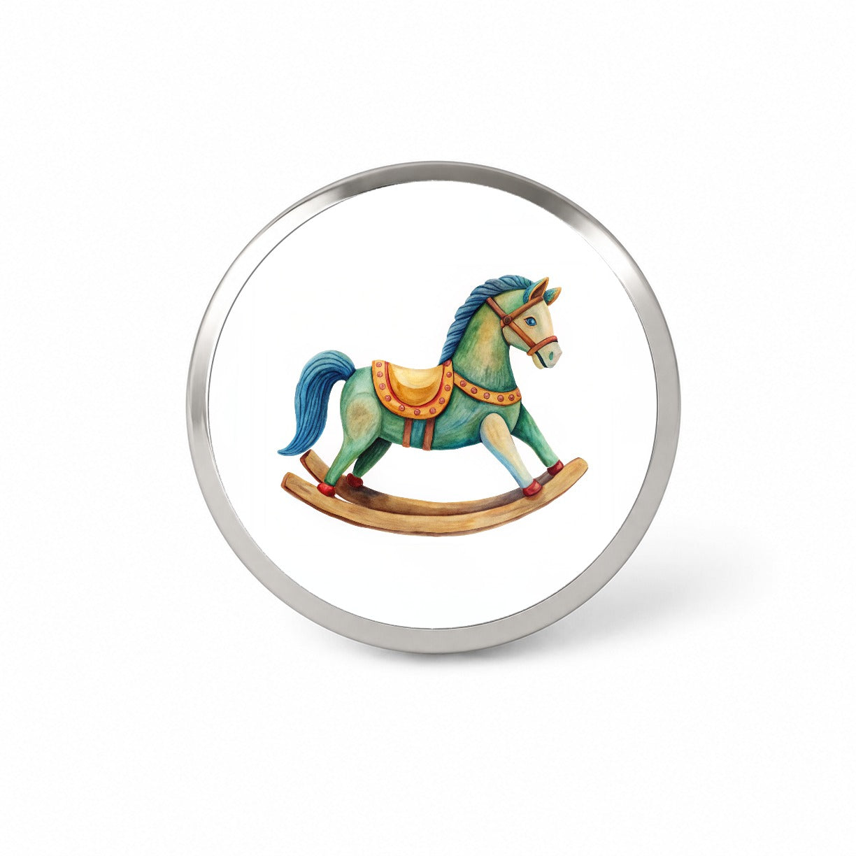 Rocking Horse For A Boy Novelty Hat Backpack Lapel Pin