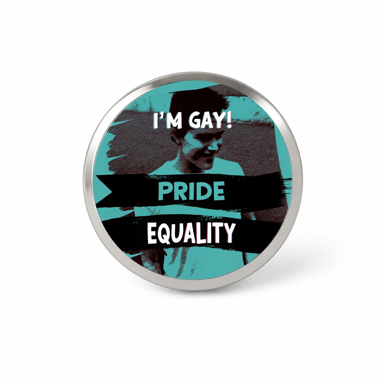 I'm Gay Pride Equality Novelty Hat Backpack Lapel Pin
