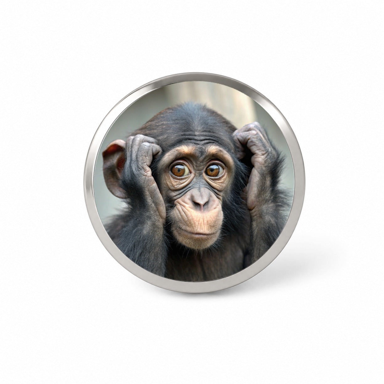 Monkey Adorable Novelty Hat Backpack Lapel Pin