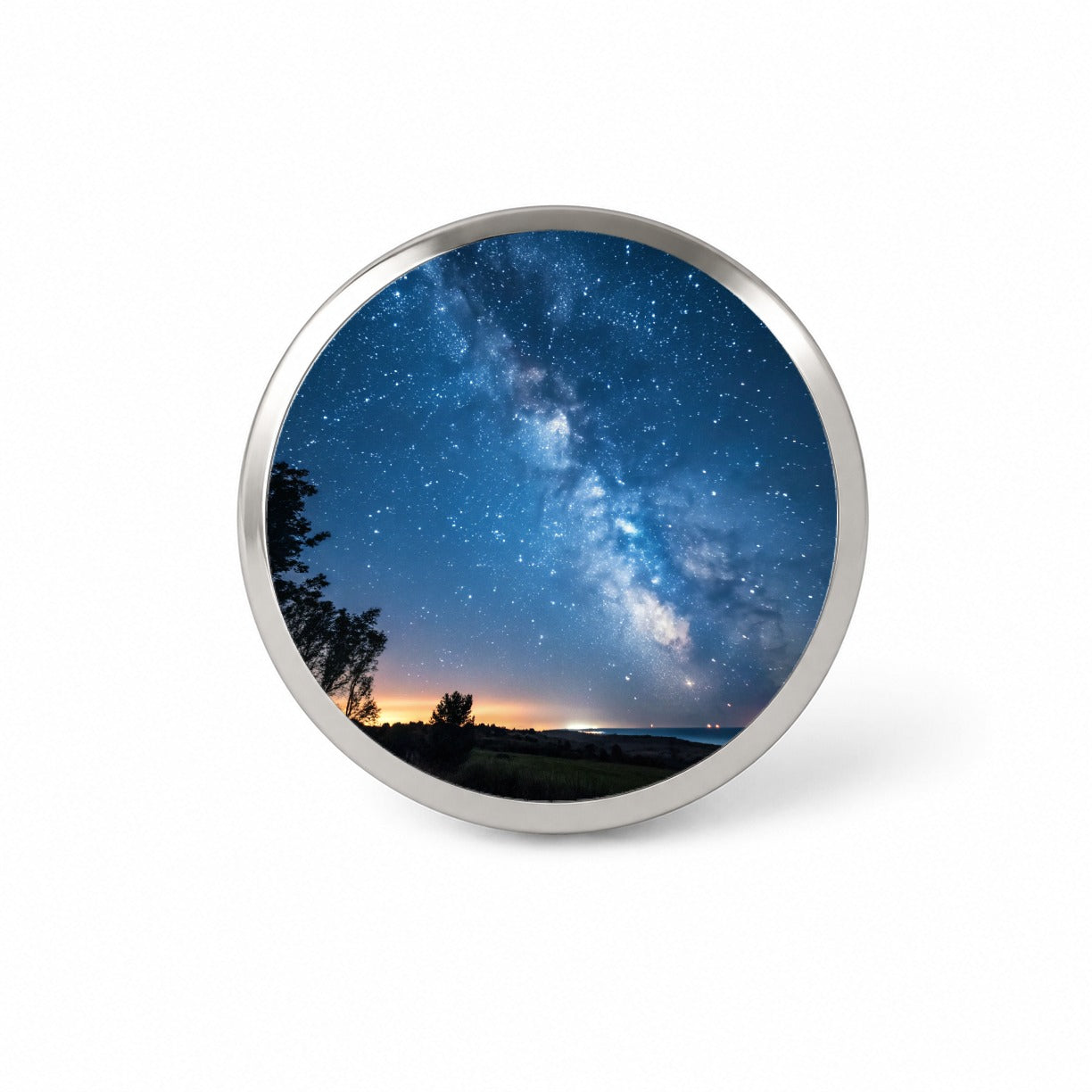 Stars At Night Sky Novelty Hat Backpack Lapel Pin