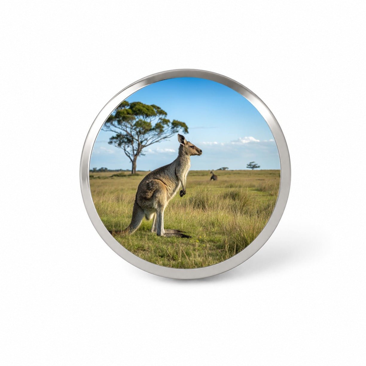 Kangaroo Australia Plain Novelty Hat Backpack Lapel Pin