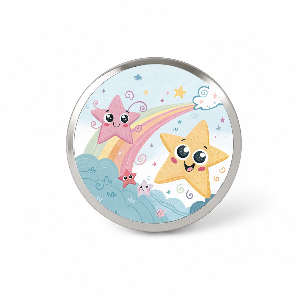 Kawaii Stars Novelty Hat Backpack Lapel Pin