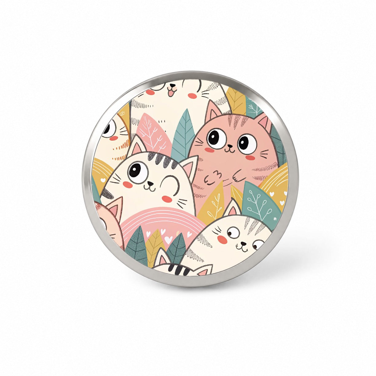 Lots Of Kawaii Adorable Cats Novelty Hat Backpack Lapel Pin