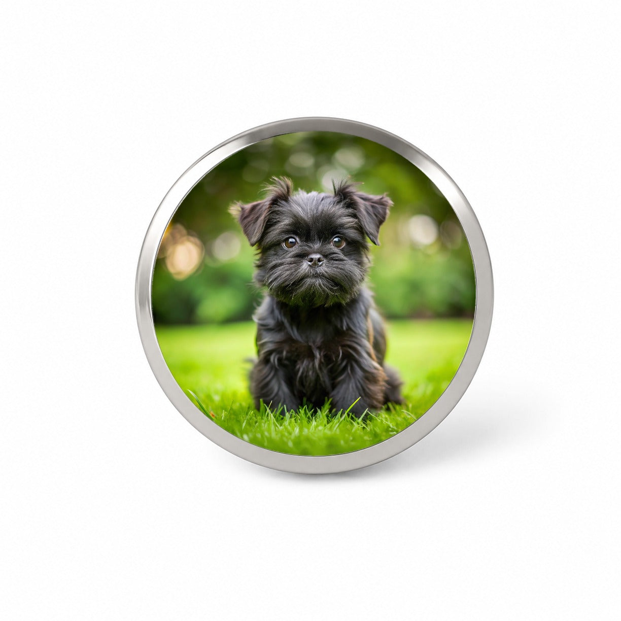 Affenpinscher Dog Puppy Photo Novelty Hat Backpack Lapel Pin