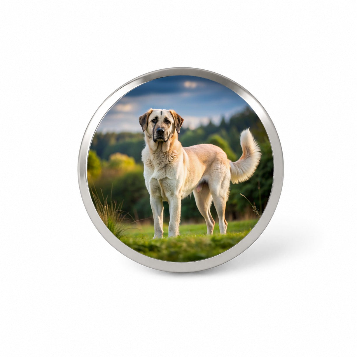 Anatolian Shepherd Dog Photo Novelty Hat Backpack Lapel Pin