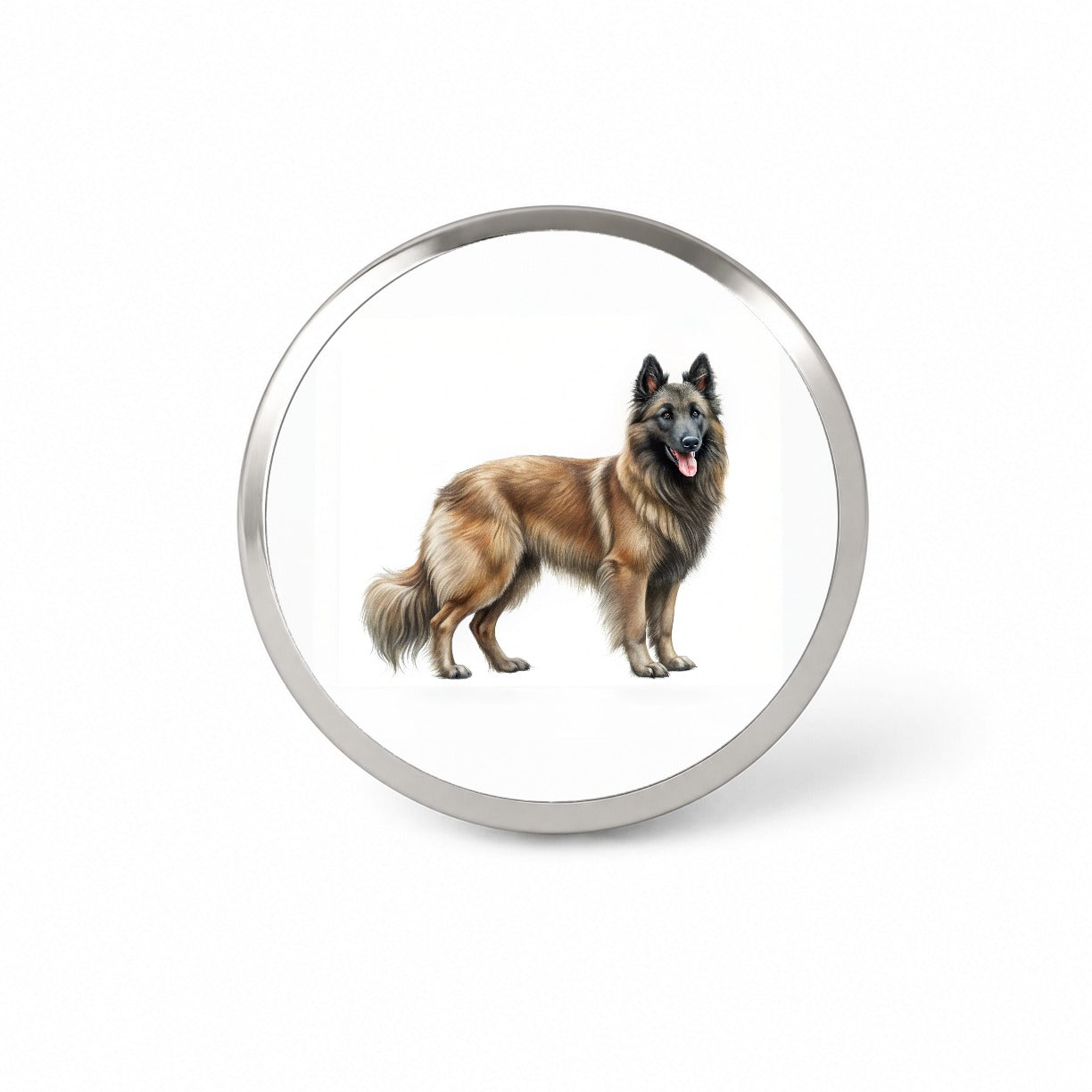 Belgian Tervuren Dog Illustration Novelty Hat Backpack Lapel Pin