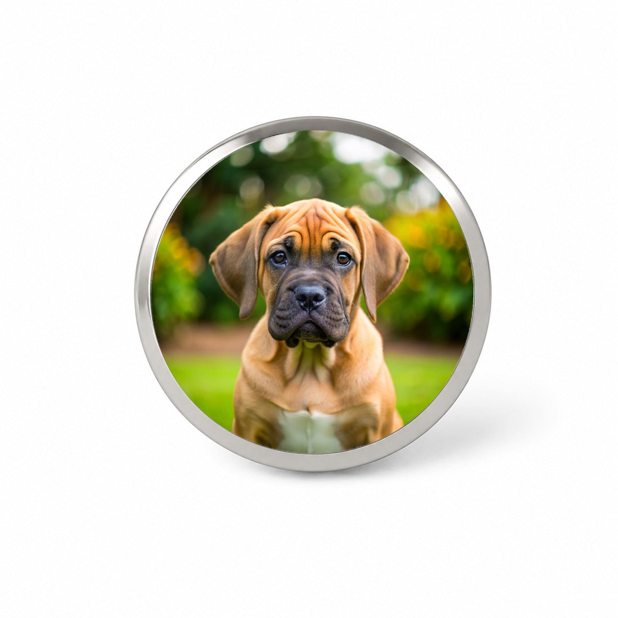 Boerboel Dog Puppy Photo Novelty Hat Backpack Lapel Pin