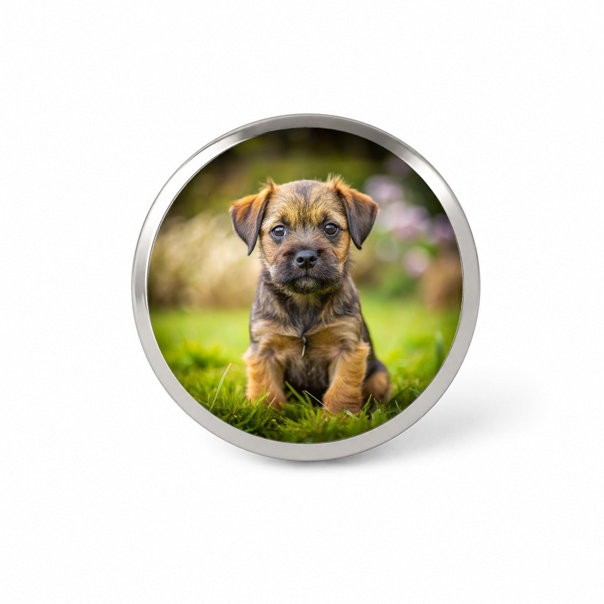 Border Terrier Dog Puppy Photo Novelty Hat Backpack Lapel Pin