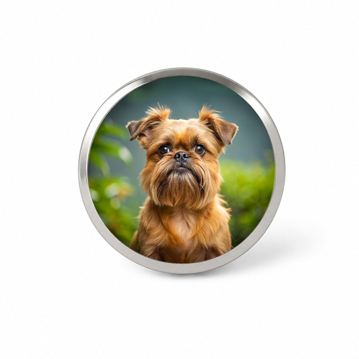 Brussels Griffon Dog Photo Novelty Hat Backpack Lapel Pin