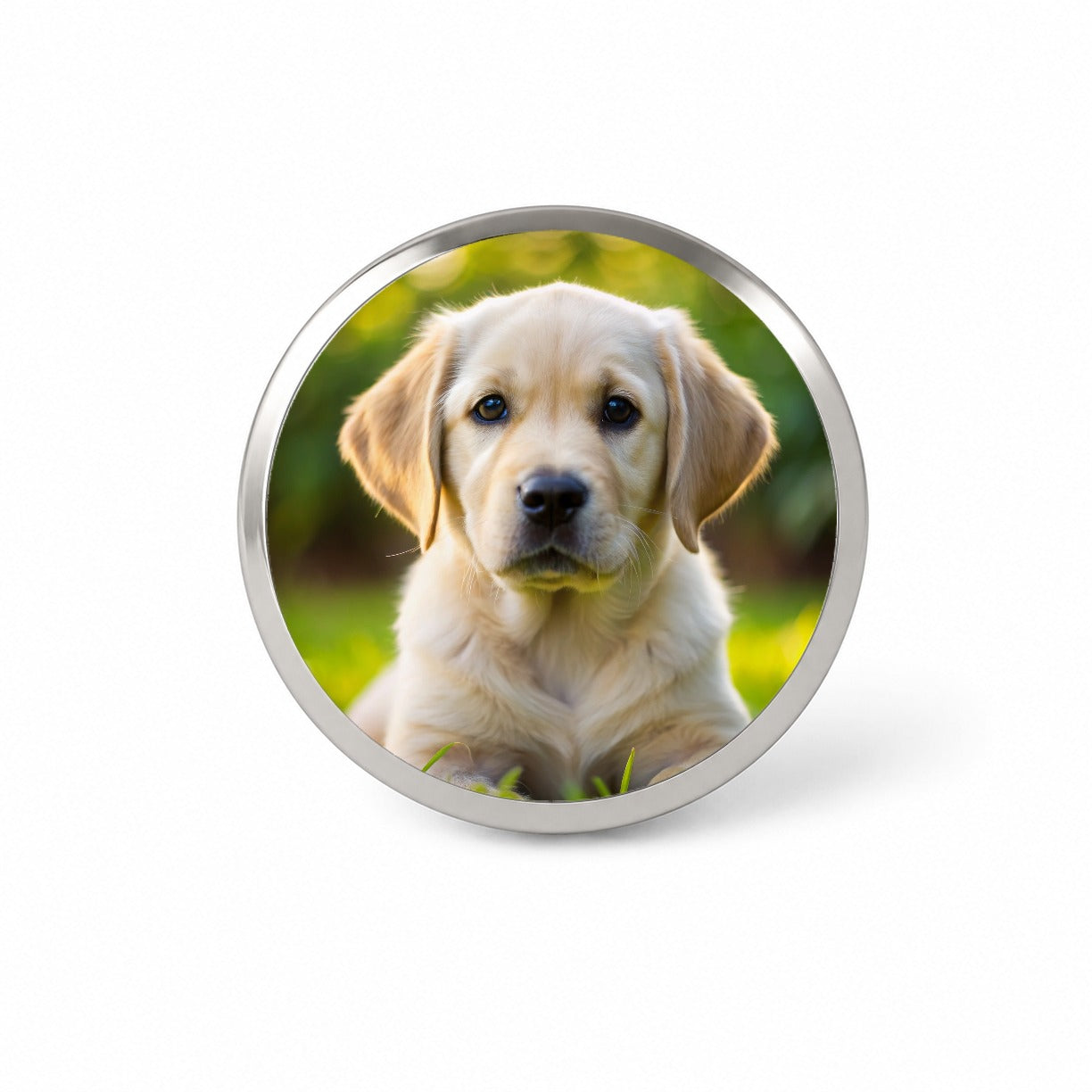 Goldador Dog Puppy Photo Novelty Hat Backpack Lapel Pin