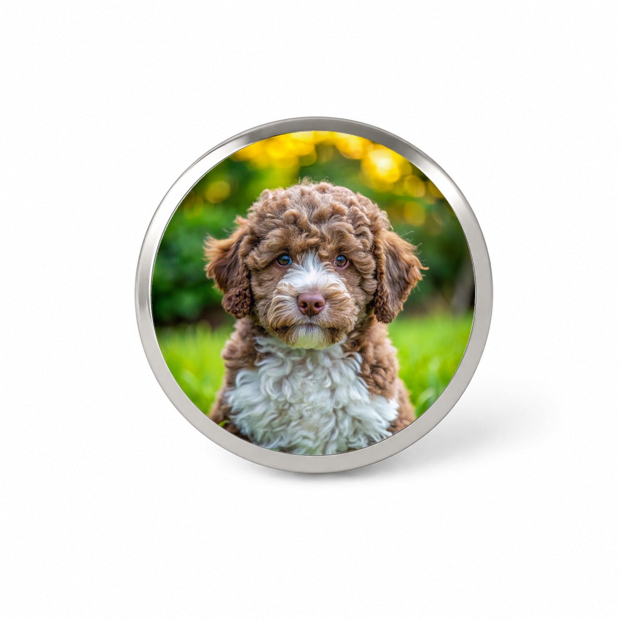 Lagotto Romagnolo Dog Puppy Photo Novelty Hat Backpack Lapel Pin