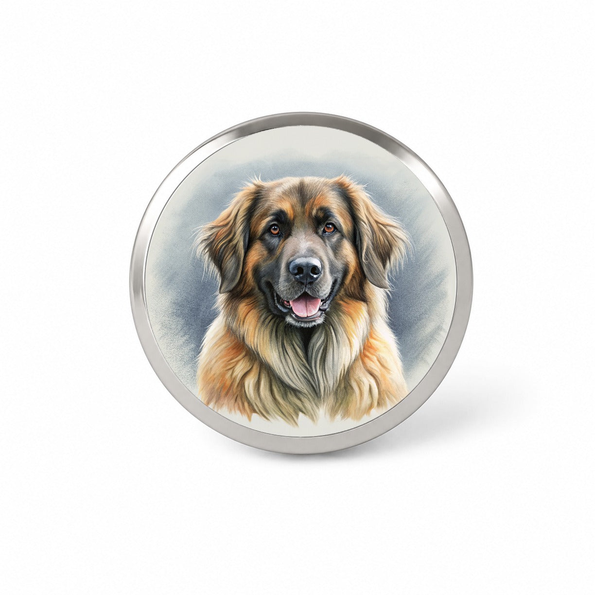 Leonberger Dog Illustration Novelty Hat Backpack Lapel Pin