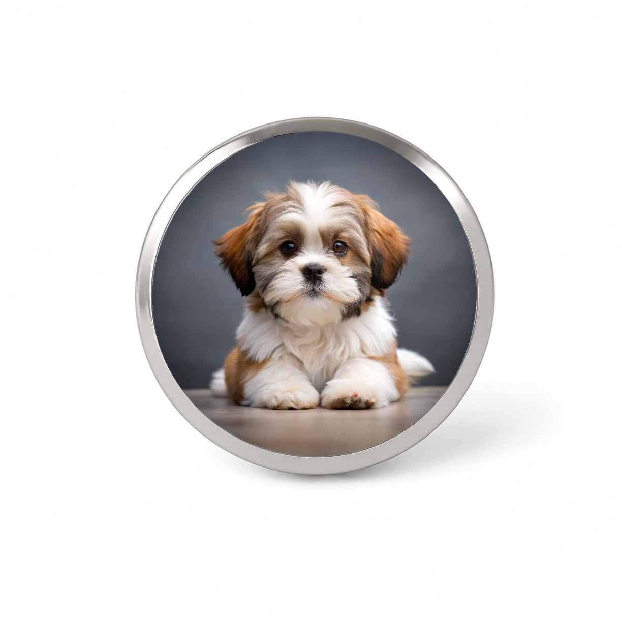 Lhasa Apso Dog Puppy Photo Novelty Hat Backpack Lapel Pin