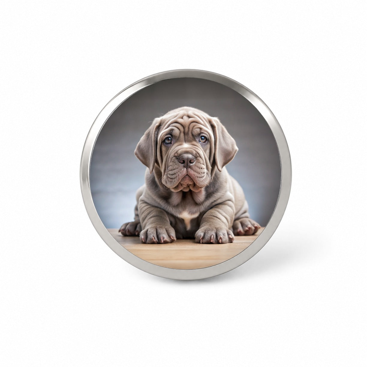 Neapolitan Mastiff Dog Puppy Photo Novelty Hat Backpack Lapel Pin