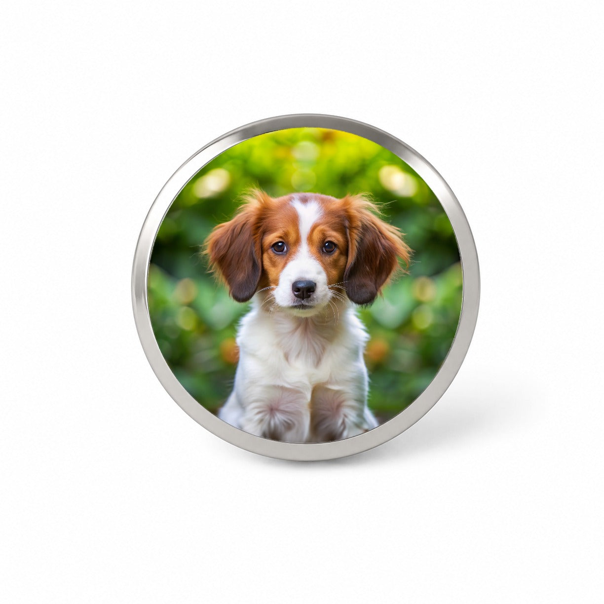Nederlandse Kooikerhondje Dog Puppy Photo Novelty Hat Backpack Lapel Pin