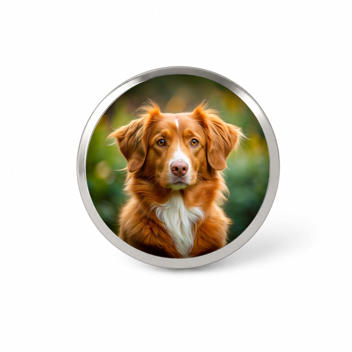 Nova Scotia Duck Tolling Retriever Dog Photo Novelty Hat Backpack Lapel Pin
