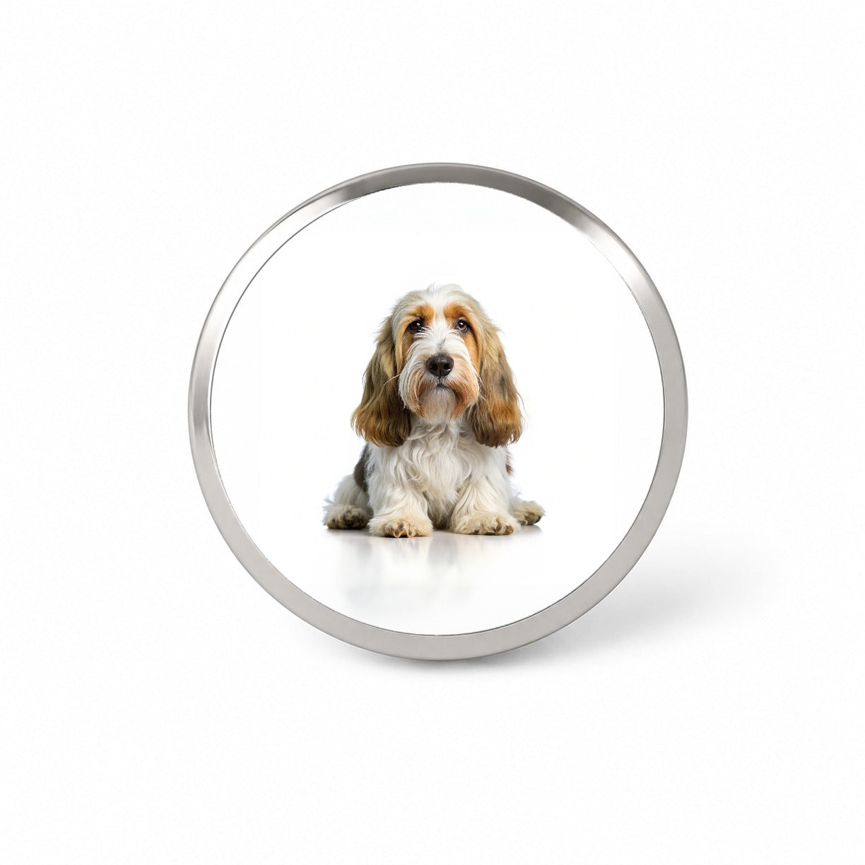 Petit Basset Griffon Vendeen Dog Photo Novelty Hat Backpack Lapel Pin
