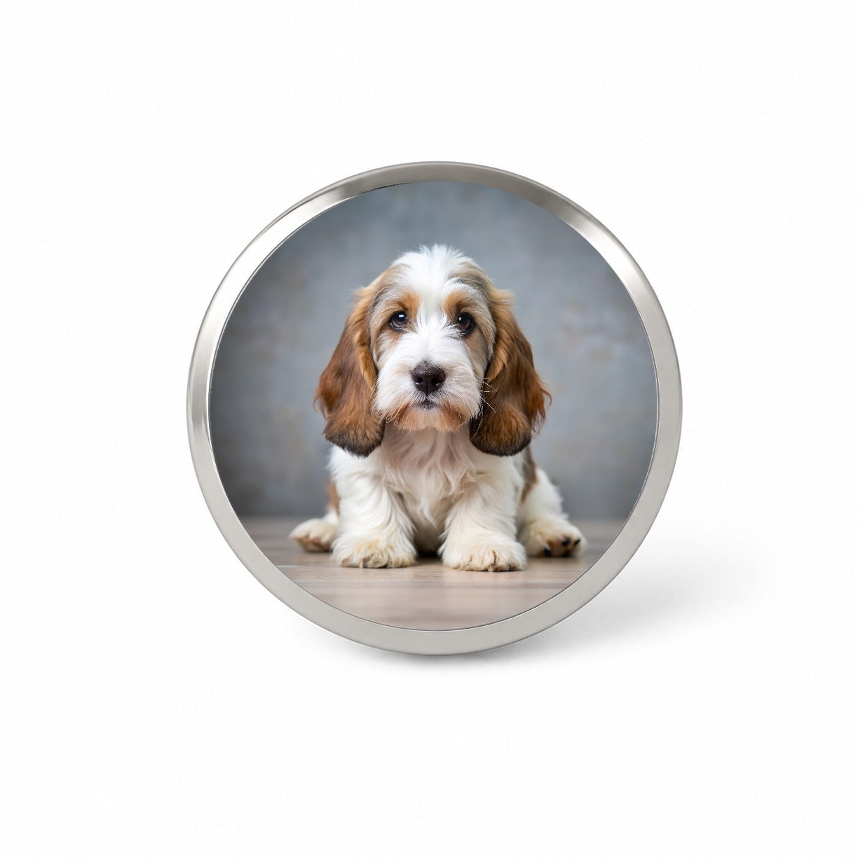 Petit Basset Griffon Vendeen Dog Puppy Photo Novelty Hat Backpack Lapel Pin