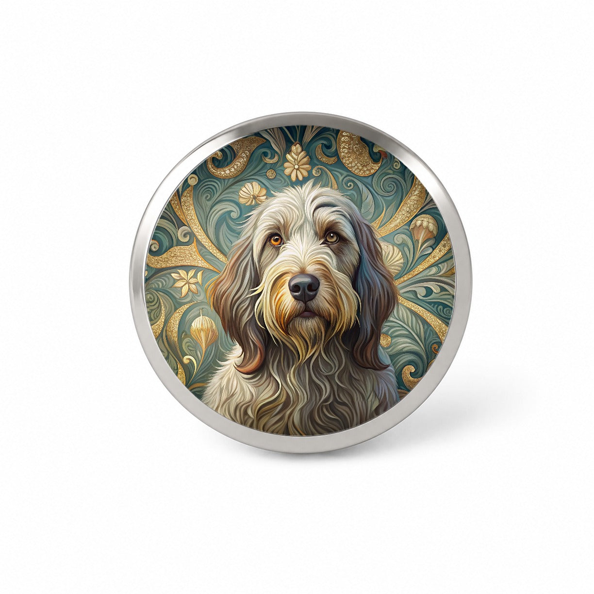 Spinone Italiano Dog Art Nouveau Novelty Hat Backpack Lapel Pin