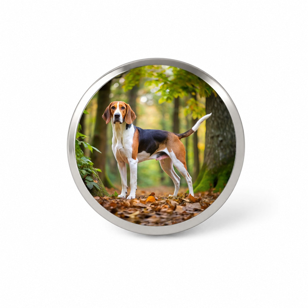 Treeing Walker Coonhound Dog Photo Novelty Hat Backpack Lapel Pin