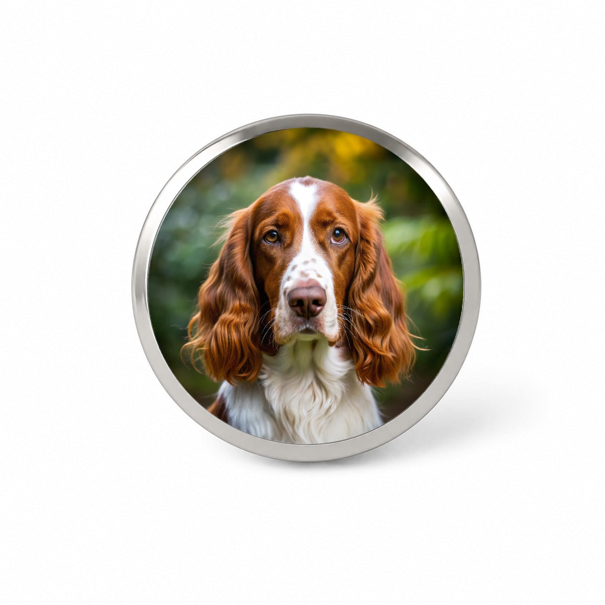 Welsh Springer Spaniel Dog Photo Novelty Hat Backpack Lapel Pin