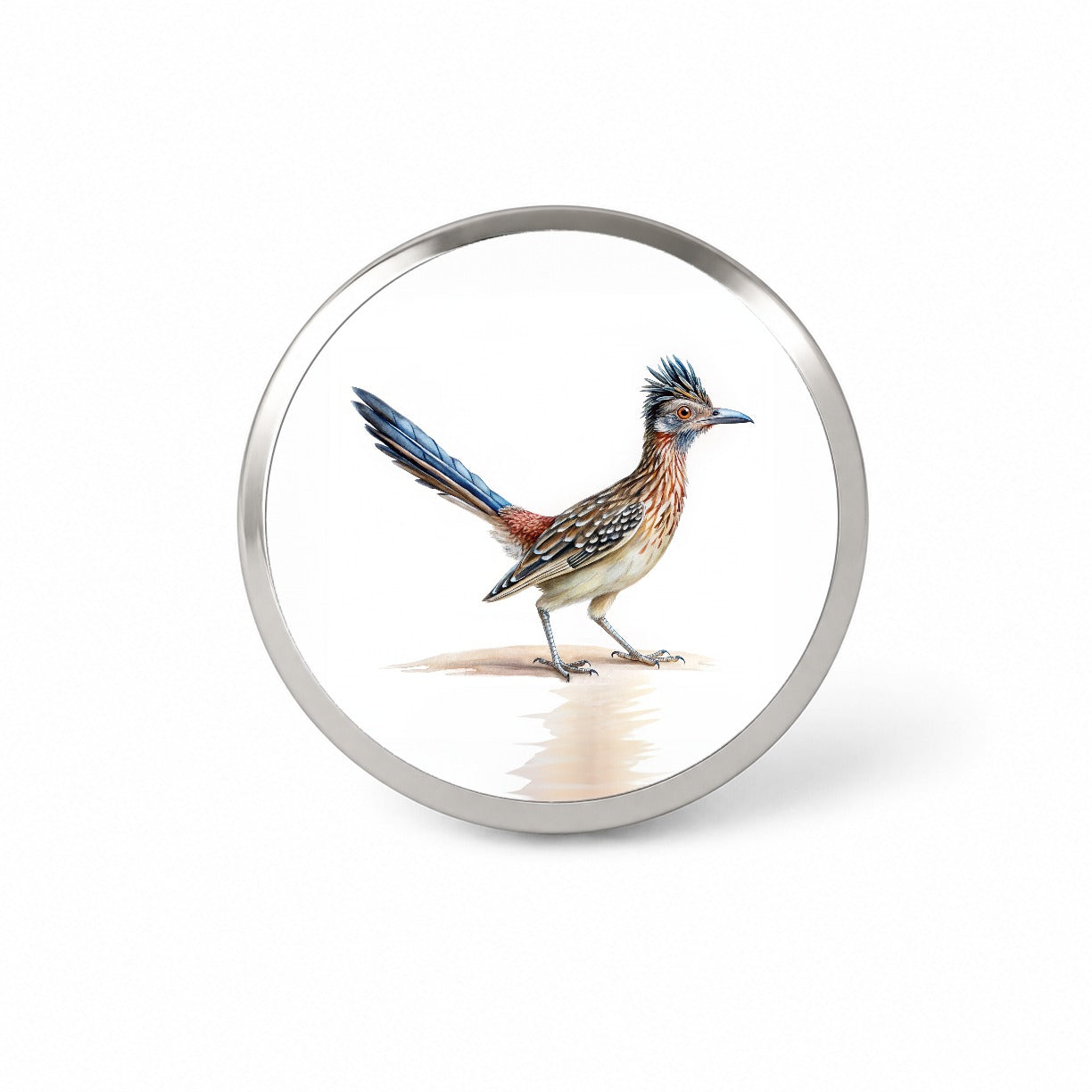 Greater Roadrunner New Mexico State Bird Illustration Novelty Hat Backpack Lapel Pin