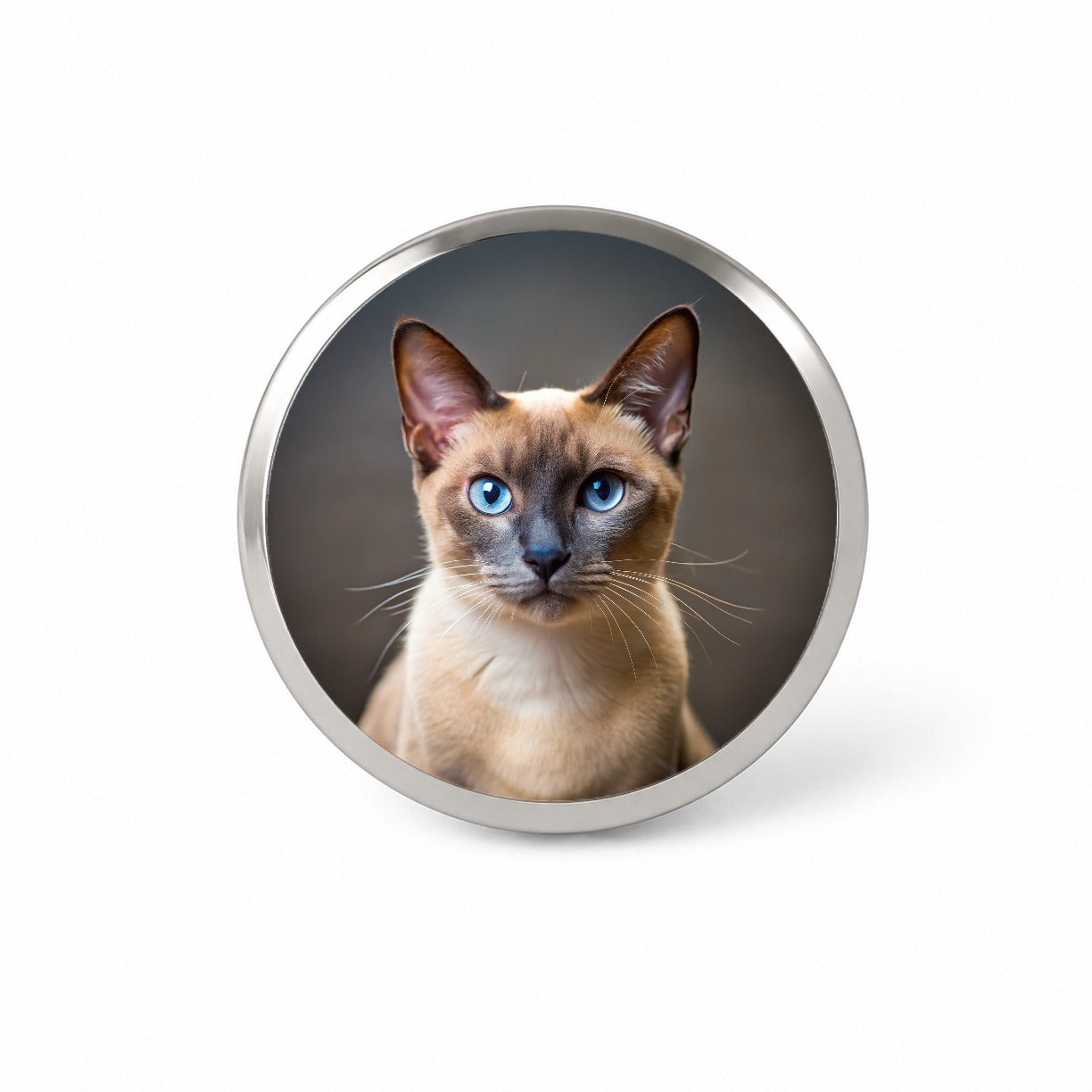 Tonkinese Cat Photo Novelty Hat Backpack Lapel Pin