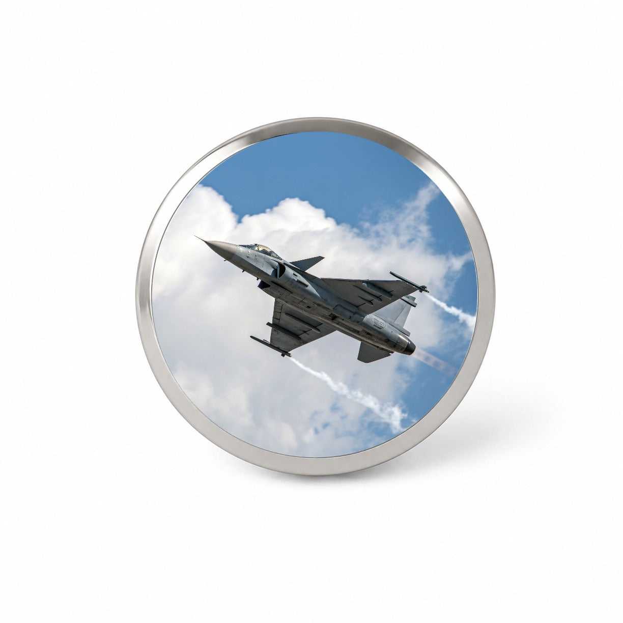 JAS 39 Gripen Multirole Fighter Jet Plane Novelty Hat Backpack Lapel Pin