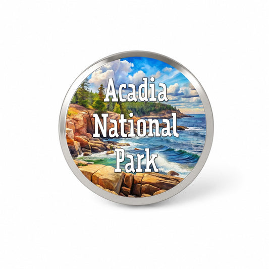 Acadia National Park Maine Novelty Hat Backpack Lapel Pin