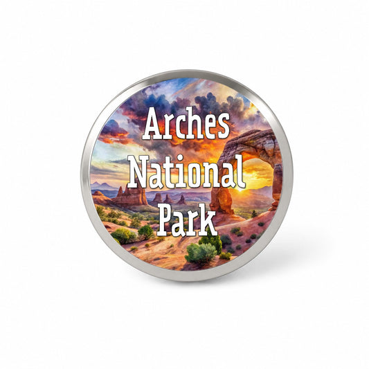 Arches National Park Utah Novelty Hat Backpack Lapel Pin
