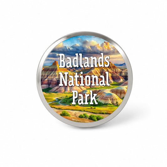 Badlands National Park South Dakota Novelty Hat Backpack Lapel Pin