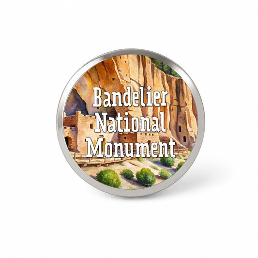 Bandelier National Monument New Mexico Novelty Hat Backpack Lapel Pin