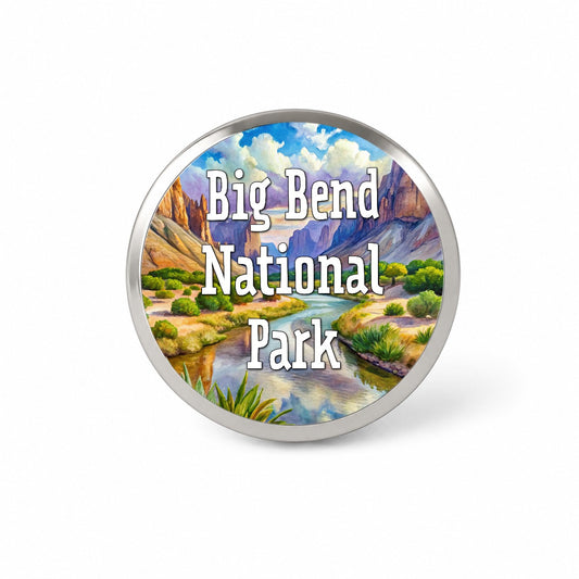 Big Bend National Park Texas Novelty Hat Backpack Lapel Pin